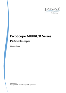 PicoScope 6000A/B Series User`s Guide