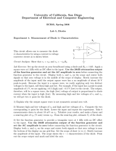 Lab 5: Diodes - University of California, San Diego