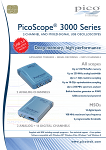 PicoScope® 3000 Series