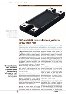 SiC and GaN power devices jostle to grow their role