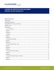 Table of Contents