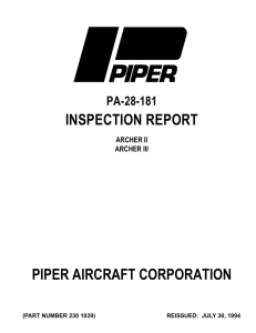 230-1039 - inspection report - pa-28-181