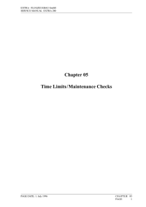 Chapter 05 Time Limits/Maintenance Checks