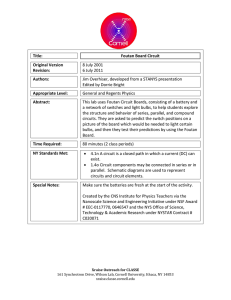 Title: Foutan Board Circuit Original Version Revision: 8 July 2001 6