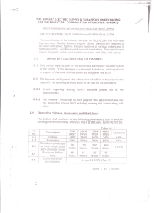 1.0 Operatinq Voltaqe, freouency and Watt loss - Best E