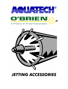 Jetting Accessories