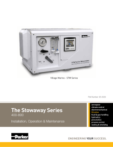 The Stowaway Series - Village Marine Watermakers