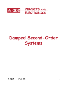 Damped Second-Order Systems