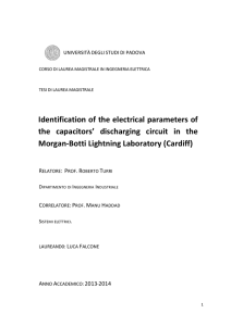 Identification of the electrical parameters of the