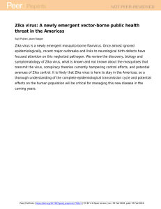 A newly emergent vector-borne public health threat in the