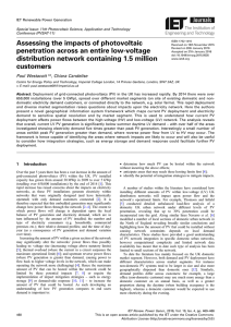 Assessing the impacts of photovoltaic penetration across an entire