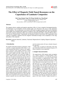 The Effect of Magnetic Field-Tuned Resonance on the Capacitance