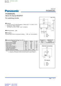FK360602EL - Panasonic Semiconductor