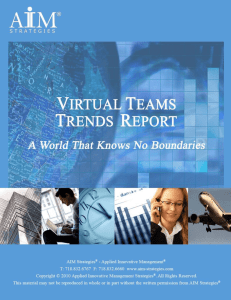 Virtual Teams Trends Report