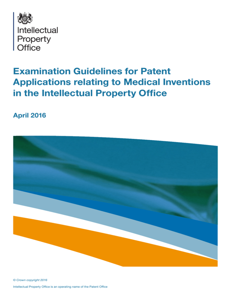 Examination Guidelines For Patent Applications Relating To