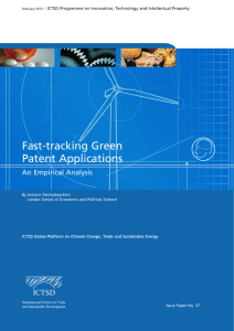 Fast-tracking Green Patent Applications