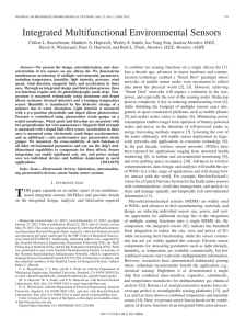 Integrated Multifunctional Environmental Sensors