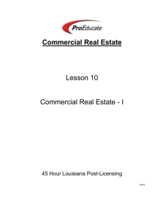 Commercial Real Estate