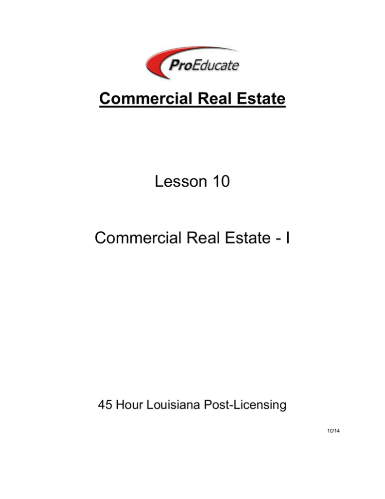 Commercial Real Estate