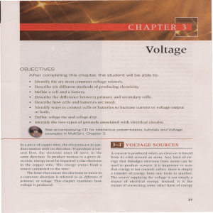 Chapter 3- Voltage