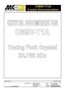 CM9V-T1A - Micro Crystal