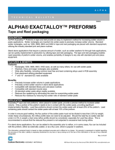 alpha® exactalloy™ preforms
