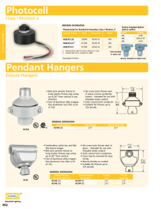 Pendant Hangers - Hubbell Industrial