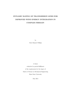 Dynamic Rating of Transmission Lines for Improved