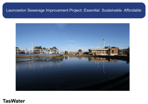 Launceston Sewerage Improvement Project: Essential