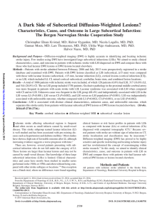 A Dark Side of Subcortical Diffusion-Weighted Lesions?