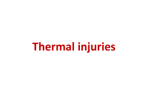 thermal injuries (burns)