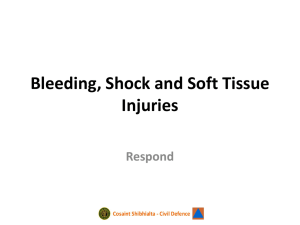 Bleeding, Shock and Soft Tissue Injuries