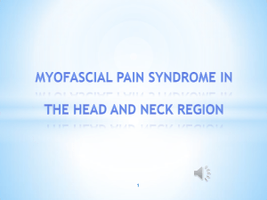 what is myofascial pain syndrome