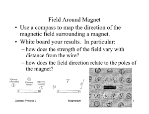The magnetic field at the position P points