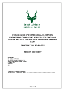 PROVISIONING OF PROFESSIONAL ELECTRICAL ENGINEERING