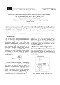 Reducing Harmonics Distortion in Distribution Network Against The