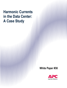 Harmonic Currents in the Data Center