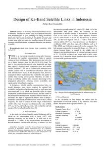 Design of Ka-Band Satellite Links in Indonesia