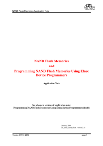 NAND Flash Memories and Programming NAND Flash