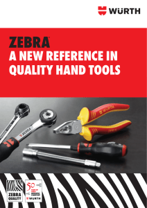 A New RefeReNce iN QuAlity HANd tools