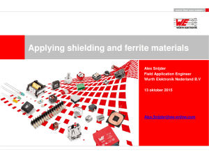 Applying shielding and ferrite materials - EMC
