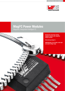 Wurth MagI3C Power Modules Brochure