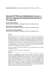 Normal S-P Plots and Distribution Curves: a tool for studying the