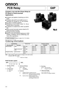 G8P PCB Relay