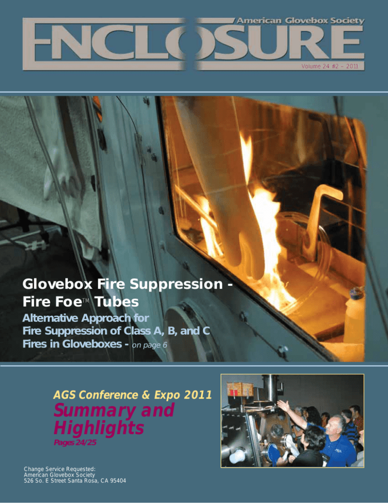 Summary and Highlights American Glovebox Society