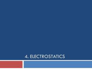 Chapter 4 - Electrostatics