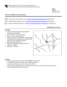 Bank, Site Plan No. 820140080 - Montgomery County Planning Board