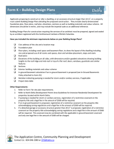 Form K – Building Design Plans