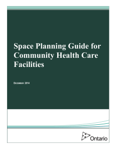 Space Planning Guide for Community Health