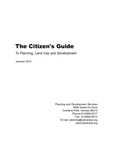 Citizen`s Guide to Planning, Land Use and Development